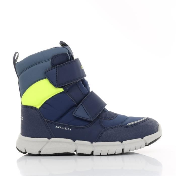 Geox Chaussures enfant - GEOX - J Flexyper B B - Bleu marine - Lacets - Textile respirant