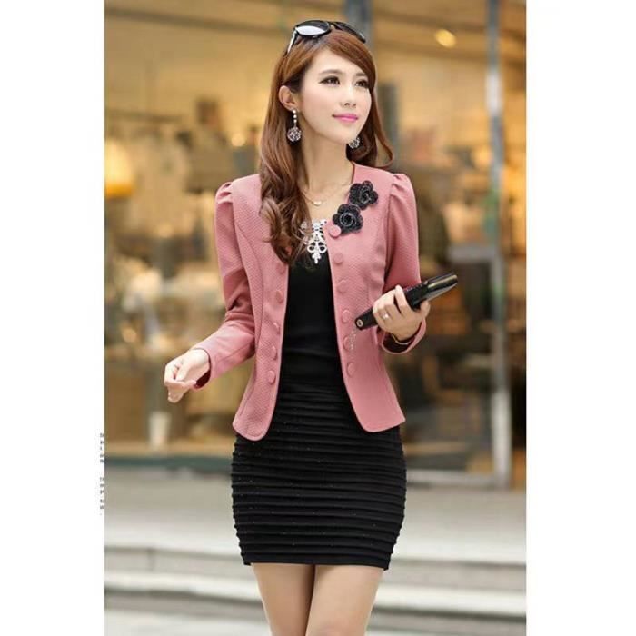 Veste Blazer Veste Pour Le Printemps Femme Manteaux Et Vestes