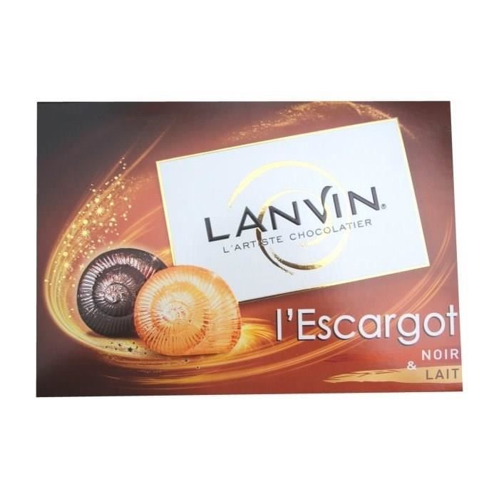 LANVIN Ballotin L'Escargot au Lait et Noir 390g - Cdiscount Au quotidien