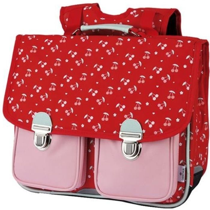 Cartable By Oberthur Girl 38cm 30 ROUGE Cdiscount Bagagerie