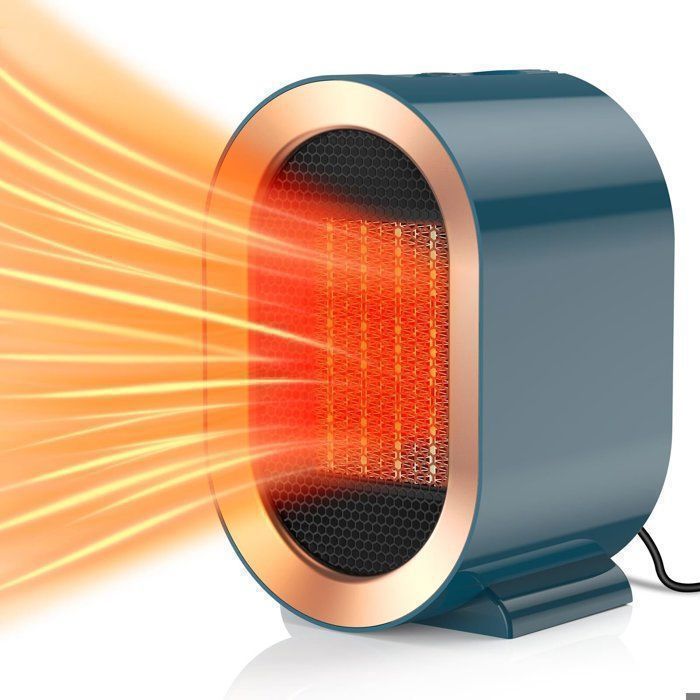 Chauffage D'appoint Céramique PTC 1500W - Thermostat, écran LED, Commande WiFi, Minuterie 12h - 8