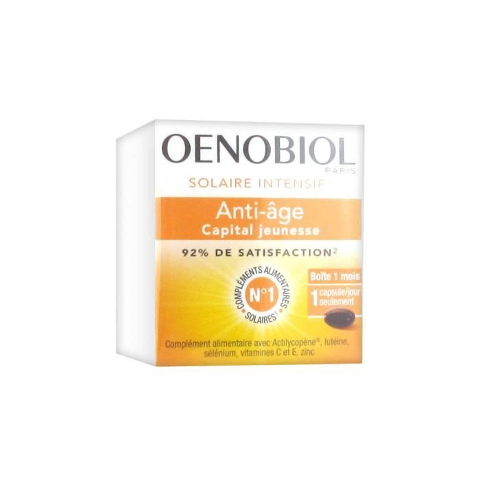Oenobiol Solaire Intensif Anti âge 30 Capsules Cdiscount Au Quotidien