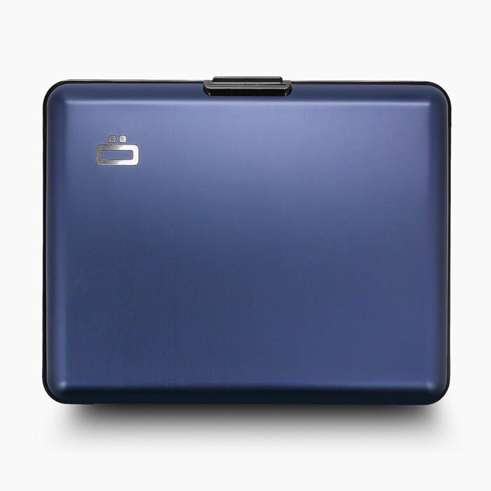 ÖGON DESIGN - CASCADE SLIM | Navy Blue - Portefeuille Bleu Marine en