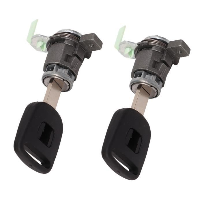 Rockible Lot 4 Serrures Pour Boîtier De Batterie De Vélo Électrique – Métal Antivol, 3,6 X 2,9 Cm, 2 Clés Par Verrou