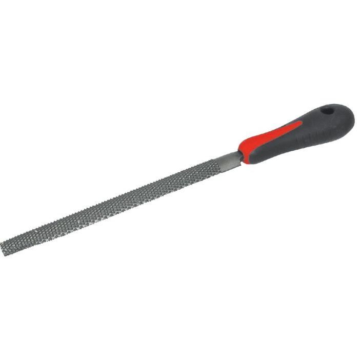 Râpe Demi-Ronde Douce KS Tools 157.0516 - Longueur 250 Mm - Poignée Bi-Matière Confortable