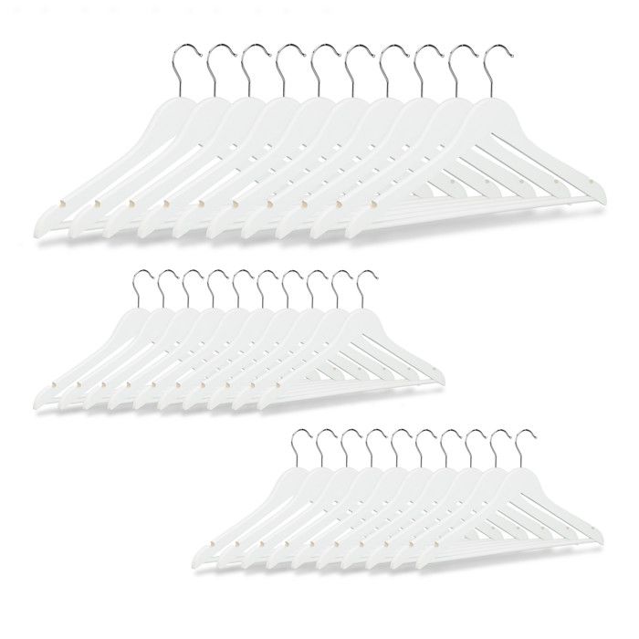 12x Cintres en velours, pinces, clips, manteaux, pantalons