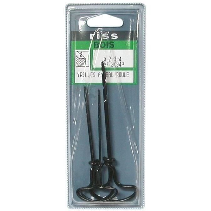 RISS Lot de 3 Vrilles - Diamètre 2-3-4 mm