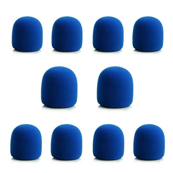 Kit 8 Bonnettes Microphone ChromLives - Housse Mousse Anti-Pop Multicolore