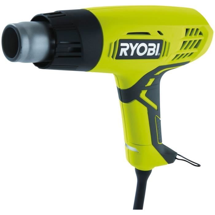 Décapeur thermique - RYOBI - 2 000 W - 2 températures 400 / 600°C - 2 positions de débit d'air - Ave