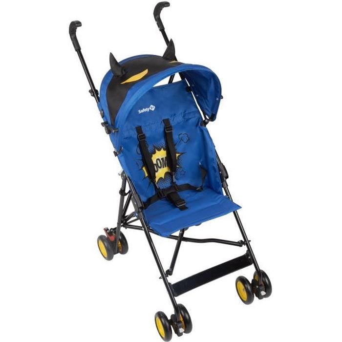 SAFETY 1ST Crazy Peps Canopy Poussette Canne Fixe Legere de 6 mois a 3.5 ans 15kg Super blue Cdiscount Puericulture Eveil bebe
