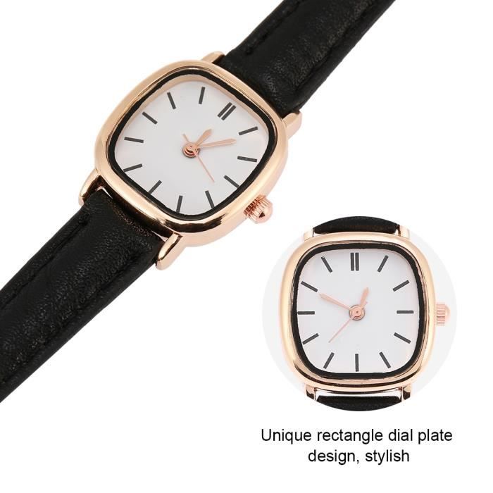 CdyBox Montre en silicone de luxe pour femmes, hommes, filles et garçons, unisexe, bracelet gel, Noir/blanc