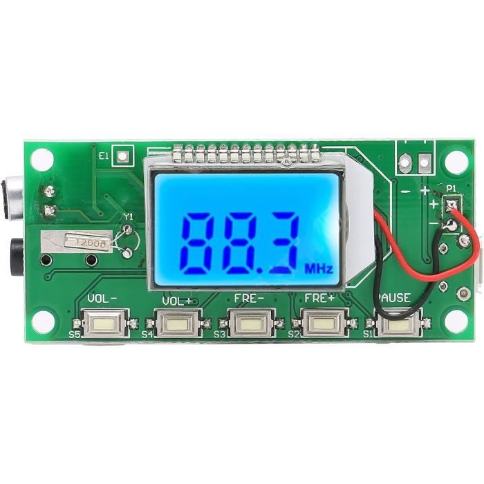 Émetteur FM PLL 50-70 Mhz 1 Watt Pour Broadcast STL Avec écran LCD, Neuf