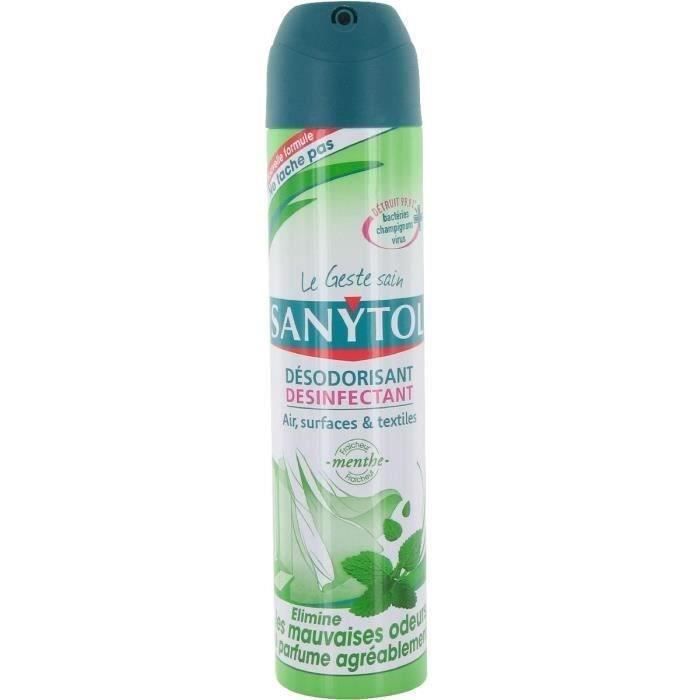 SANYTOL Desodorisant air et surface - 300 ml - Cdiscount Electroménager