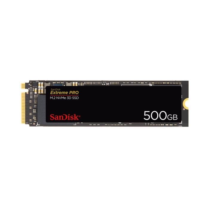 Achat Disque SSD Disque SSD SanDisk Extreme PRO 3D M.2 NVMe 500 Go pas cher