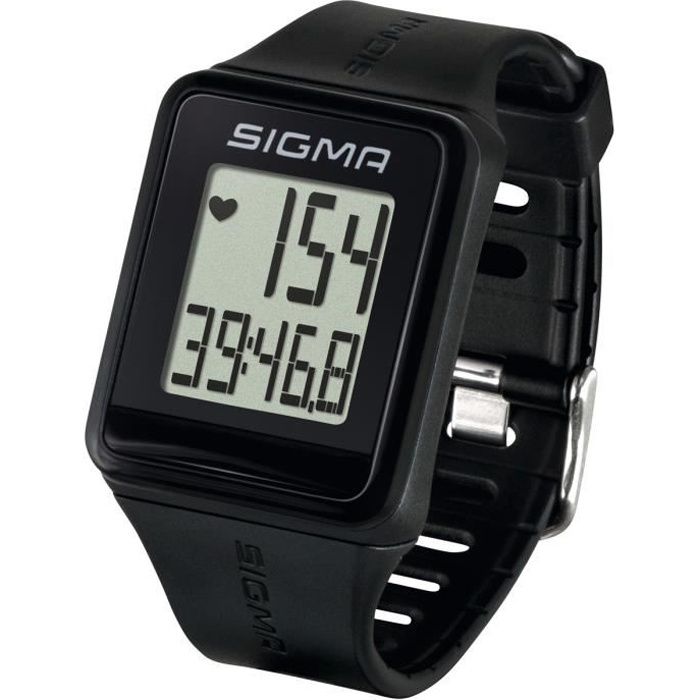 Sigma Moniteur de fréquence cardiaque iD.GO Noir