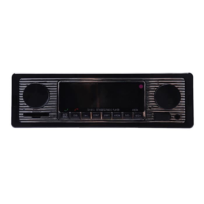 Autoradio Bluetooth Vintage Lecteur Mp3 Stereo USB Aux Stereo de Voiture  Classique Autoradio Integre Pour Vehicule Audio Lecteur Mp3 - Achat / Vente  autoradio Autoradio Bluetooth Vintage - Cdiscount