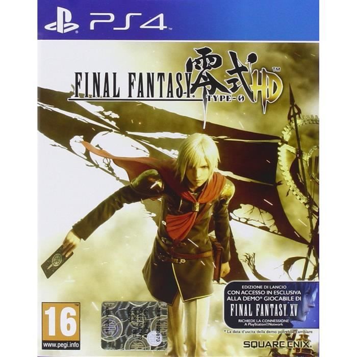 Square Enix Jeu - Final Fantasy - Type-0 Hd - PS4 - Graphismes En Hd - Jeu De Rôle