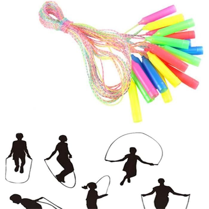 Corde à Sauter Enfant OTraki – 2,8 M, Poignée Silicone Antidérapante, Perles Segmentées, Longueur Ajustable – Dessin Champignon – Fitness Et Jeu
