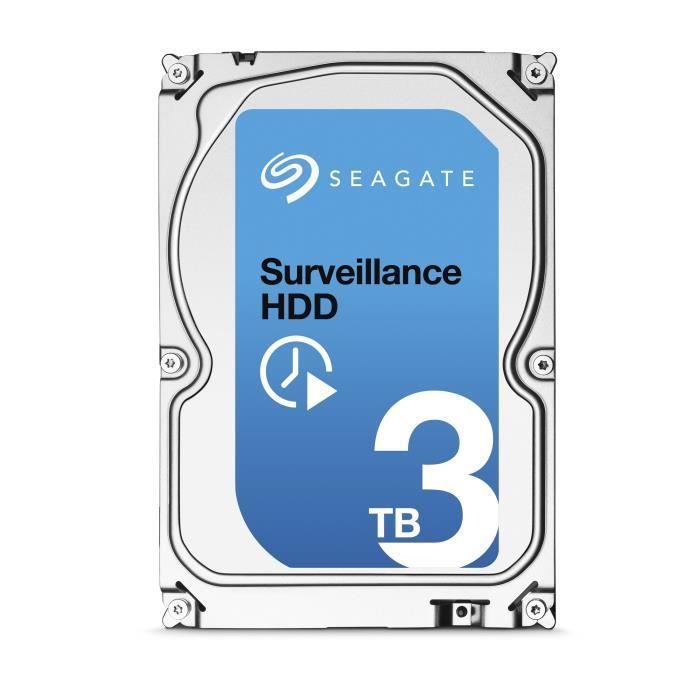 Seagate SV35 Series ST3000VX000 Disque dur 3 To interne 3.5 SATA 6Gb/ 7200 toursmin mémoire tampon : 64 Mo - vue 2