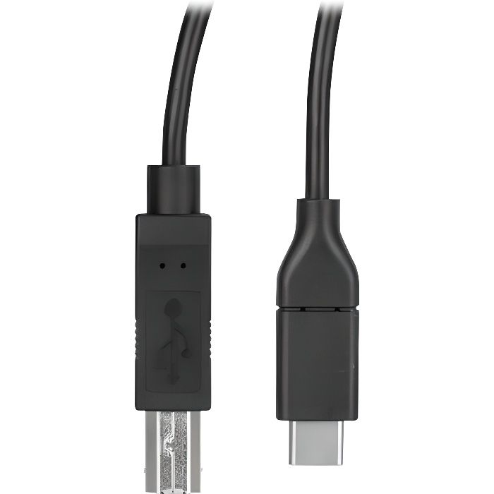 Câble USB 3.0 vers USB Type-C 3.1 - 1 mètre Noir - Cdiscount Informatique
