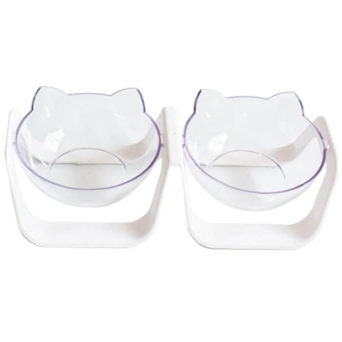 Cat Bol Animal Dog Food Grader 15 Deg Degré Plateforme inclinée