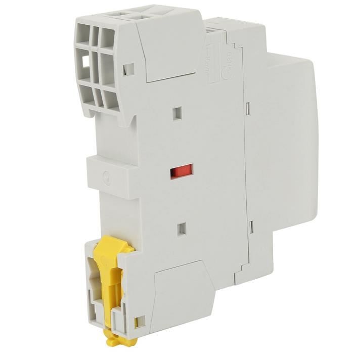 Contacteur Triphasé 25A 400V 4P - Manuel/Automatique Pour Rail DIN