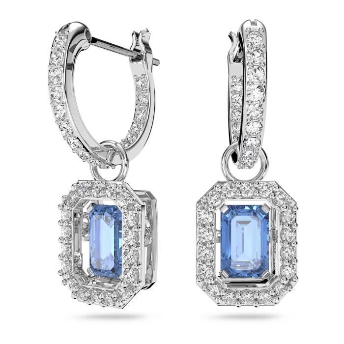Boucles d'Oreilles femme - SWAROVSKI - Boucles d'oreilles Swarovski Millenia bleues