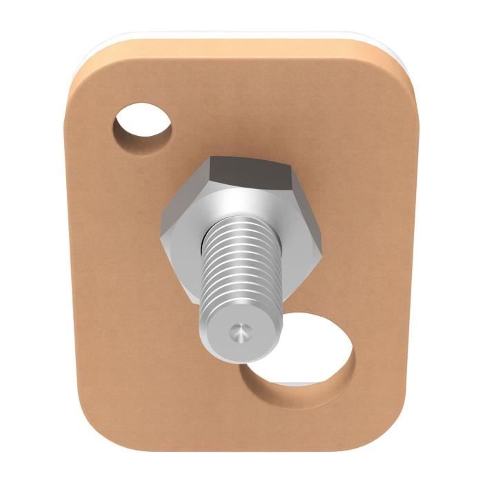 TESA Vis adhésives rectangulaires - Pour brique & pierre - Charge supportée : 2,5 Kg