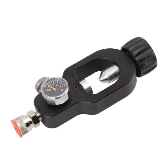 Adaptateur De Valve CO2 – Convertisseur Acier/aluminium, Anti-fuite, Pour Remplissage Rapide (234 G)