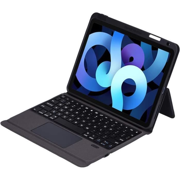 Coque Clavier Pour Ipad 9Eme Generation, Ipad 10.2 8Eme-7Eme Génération 2021-2020-2019, Azerty