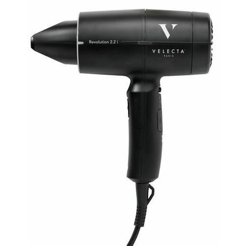 Sèche-cheveux professionnel - VELECTA ®PARIS - REVOLUTION 2.2 i - Puissance XXL - Format XXS - Noir absolu