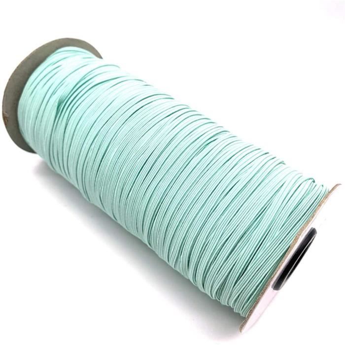 Bande élastique Pour Couture 5 Cm De Large - 5 Yards (environ 4,57 M) Rose, Bobine Tricotée, Qualité Couture