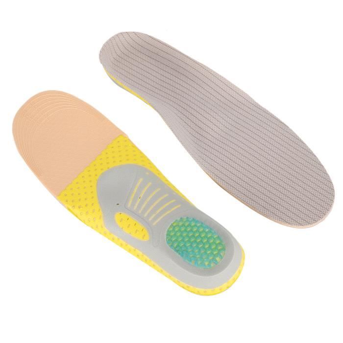Semelles Orthopédiques En Silicone – Noires, Pour Soutenir La Voûte Plantaire