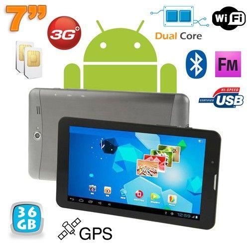 Tablette tactile 3G 7 pouces Dual Core Android