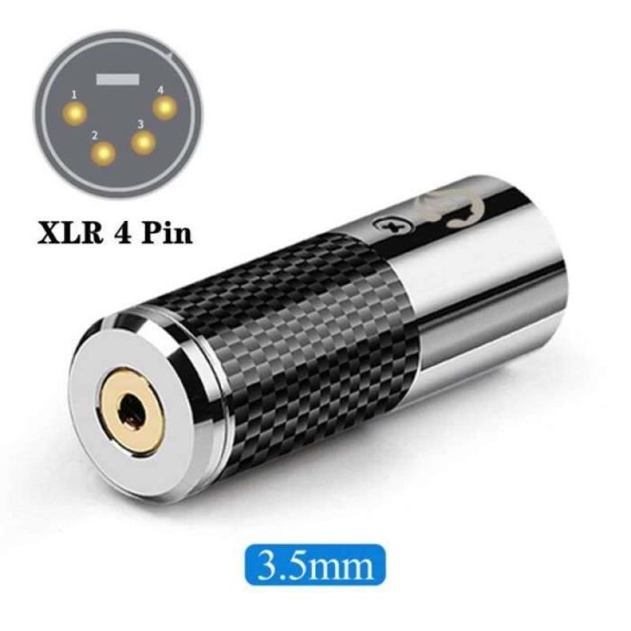 LessLIFE Câble Adaptateur 90 degrés coudé XLR 3 Broches mâle à Femelle câble Audio 0,2 m pour mélangeur de Microphone 