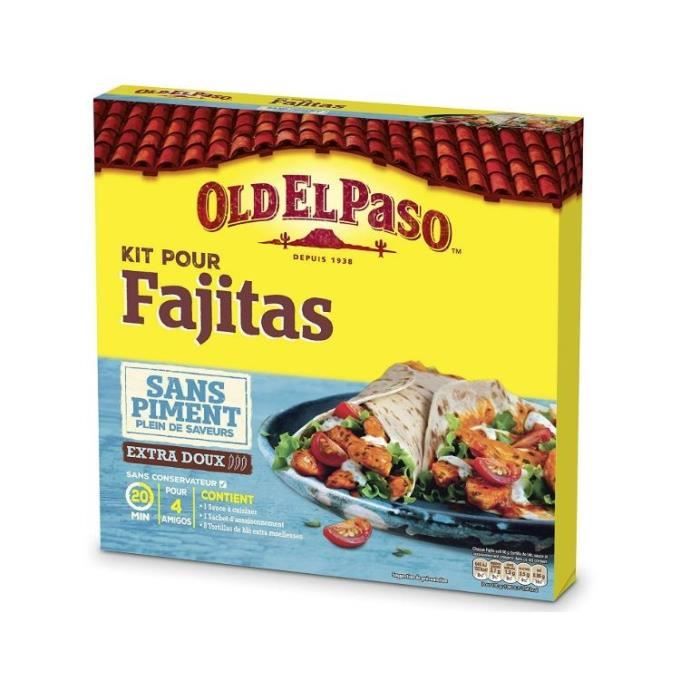 OLD EL PASO Kit pour Fajitas Sans Piment Cdiscount Au quotidien