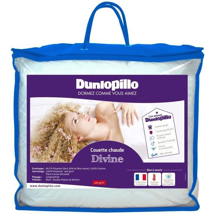 Dunlopillo - Couette Ultra Gonflante Chaude 220x240 Cm à Prix