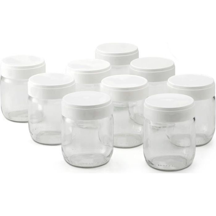 ACCESSOIRES CULINAIRE Lagrange Lot de 9 pots pour Yaourtière 430301 - vue 8