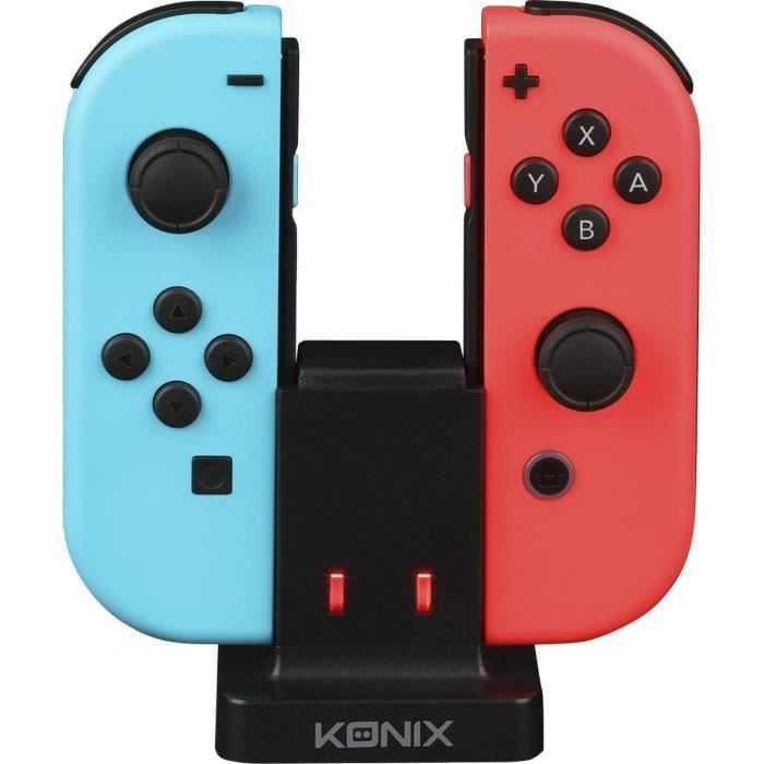 Konix Play & Charge Pour Nintendo Switch - Poignée de Contrôleur avec Batterie Rechargeable