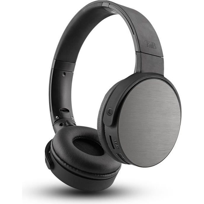 T'nB CBSHINEBK2 Shine Casque Bluetooth 4 en 1 - Noir