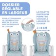 CHICCO - Chaise Haute Polly 2 Start Froggy-1