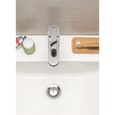 GROHE Robinet de salle de bains lavabo Get, tirette de vidage, bonde incluse, robinet mousseur économie d'eau, taille M, 23454000-1