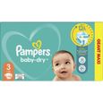 Couches PAMPERS Baby-Dry Taille 3 - x108-1