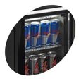 Réfrigérateur Table Top BC25CP - TEFCOLD - R600a - 1 Porte Vitrée/Battante 373 Noir-1