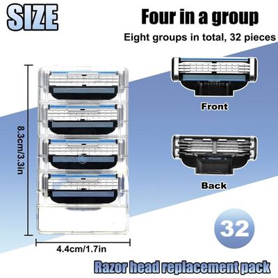 Lot De 5 Lames De Rasoir Gillette MACH3 Sensitive - Recharges Pour Rasoir Homme, 3 Lames Par Cartouche