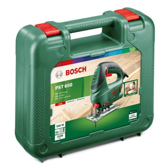 Scie Sauteuse Bosch PST 65 PAE – Filaire 240V – Occasion état Correct