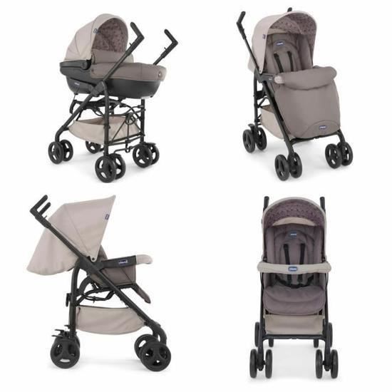 Poussette chicco trio sprint rouge online