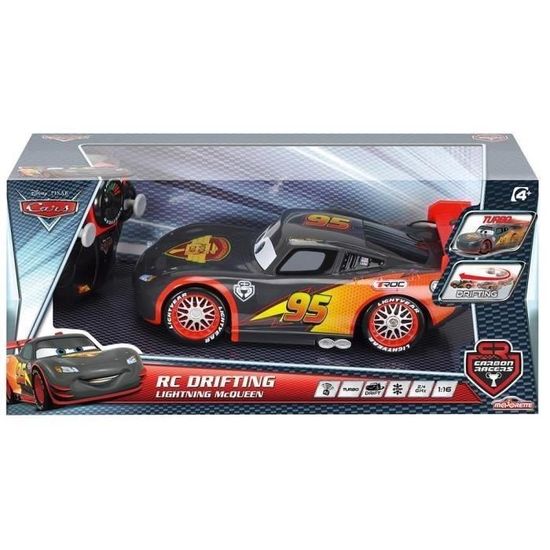 Voiture T l command e Flash Mc Queen Carbon 1 16 Disney Smoby