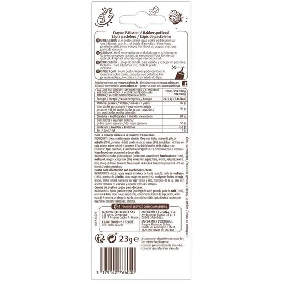 Vahine Crayon Patissier Gout Chocolat Noisette 23 G Achat Vente Aide Patisserie Crayon Patissier Chocolat 23 G Cdiscount Vahine Crayon Patissier Gout Chocolat Noisette 23 G Achat Vente Aide Patisserie Crayon Patissier Chocolat 23 G Cdiscount