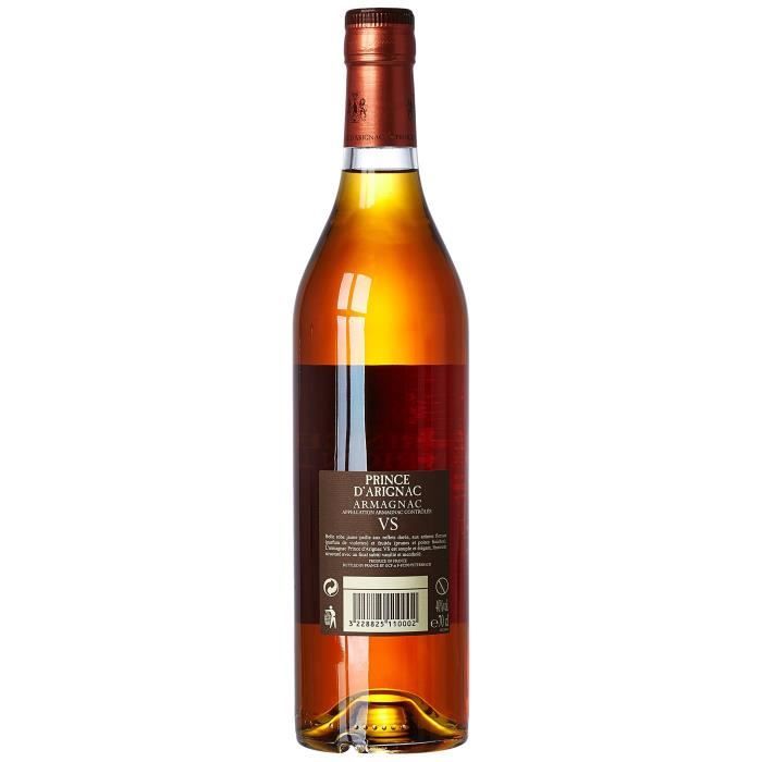 Armagnac VS Prince D'Arignac 40° 70cl canister - La cave Cdiscount